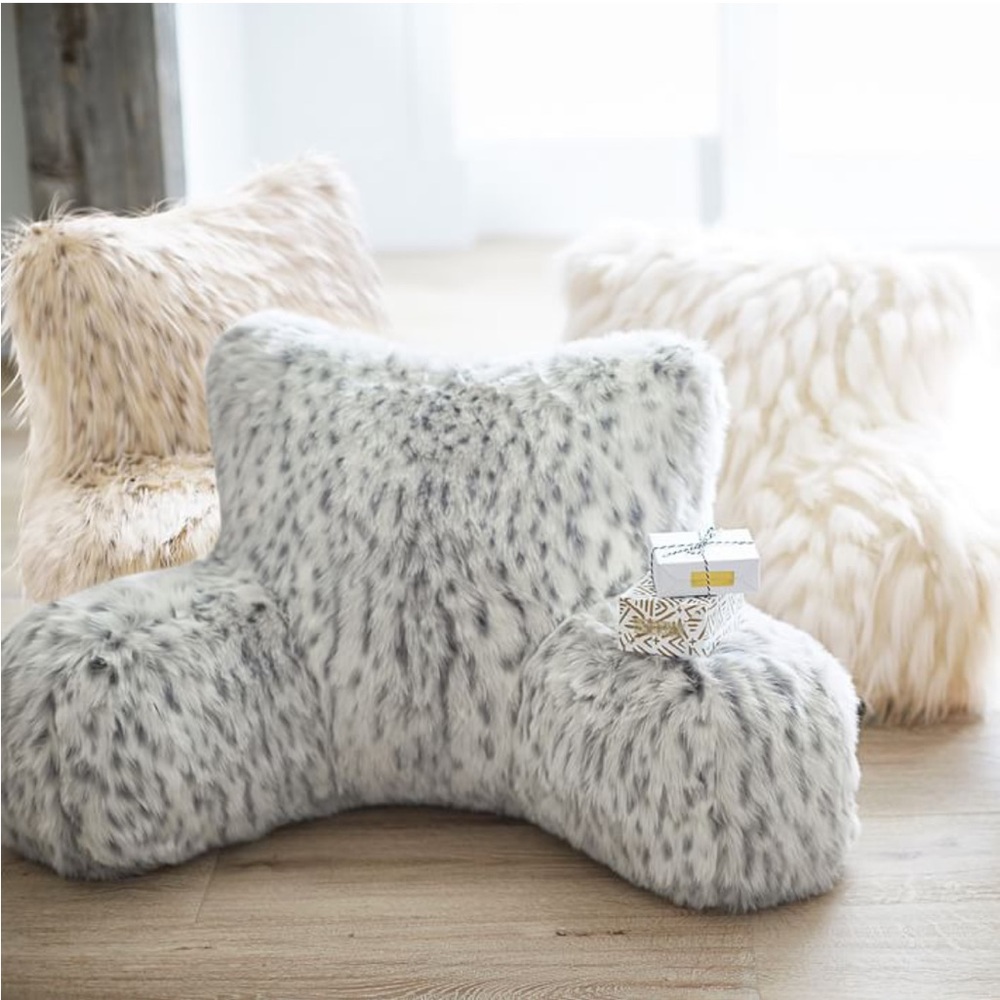 POTTERY BARN Leopard Backrest Pillow Cover & Insert